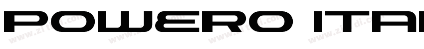 Powero Italic字体转换 Powero Italic字体转换